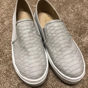 Suede snakeskin sneaker (snakers) 😁